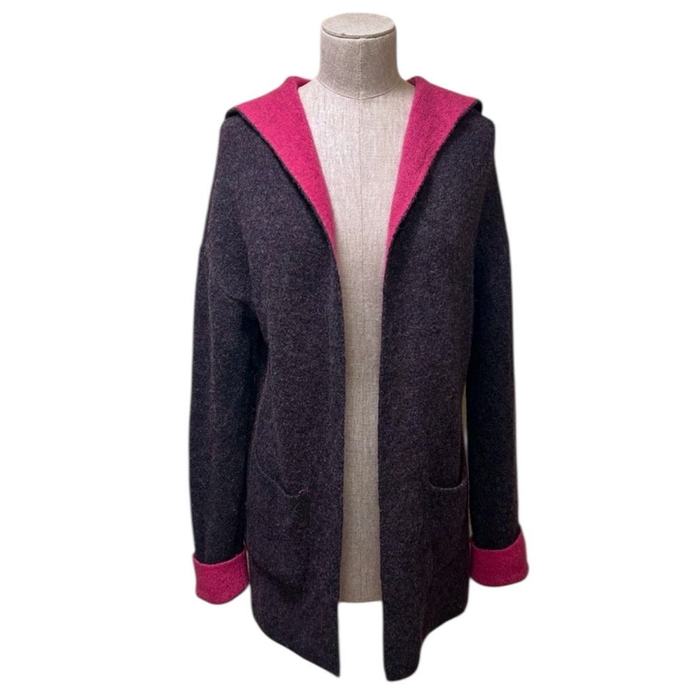 Chiaramente Wool Blend Hooded Cardigan